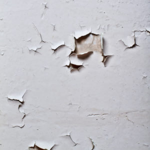 Chipped lead paint
